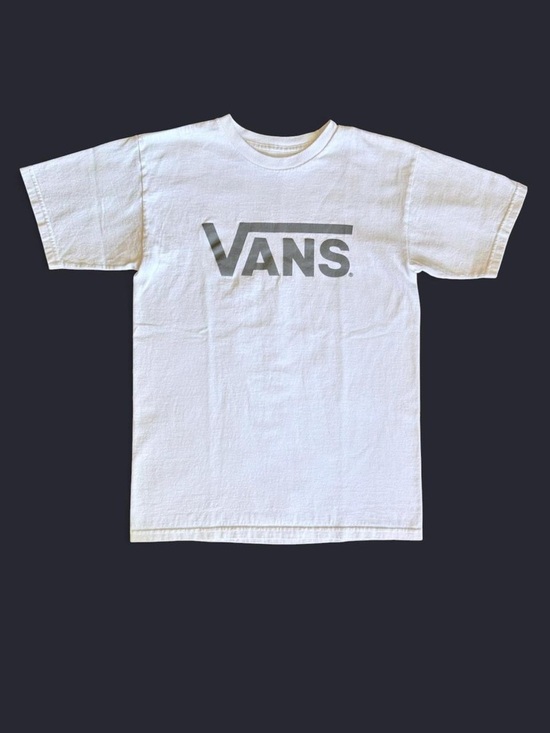Vans Other - Vans Classic Logo White Graphic Tee - Men’s Small
